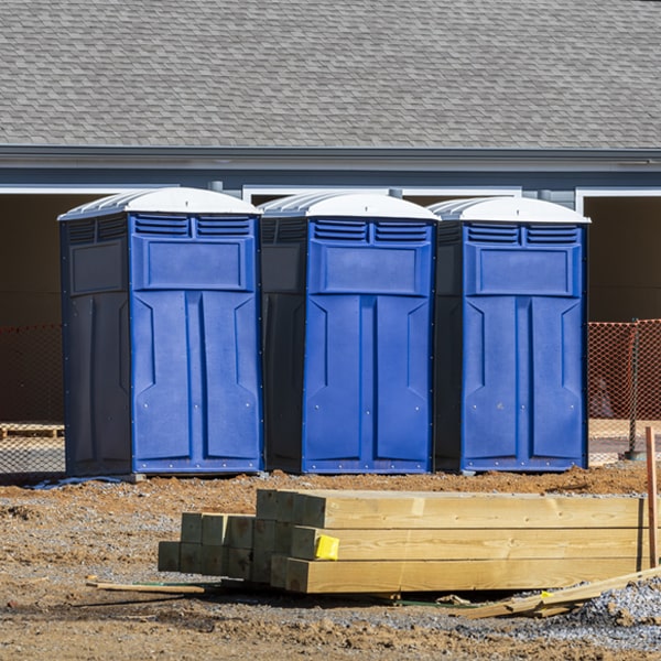 are there any restrictions on what items can be disposed of in the porta potties in McDonald